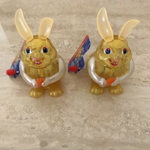 Z Wind Ups 2 Bunny Rabbits Perfect For Easter Baskets New With Tags