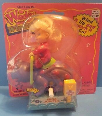 Wacky Wind-ups Fashion Miss Toy baby Doll Frog Jumper figure 1998 NIP