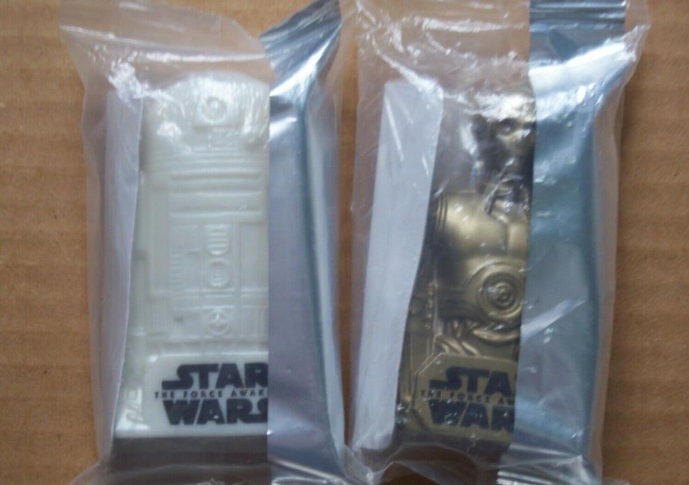 2 Star Wars The Force Awakens Viewers  R2-D2  &  C-390  Sealed Cereal Premiums