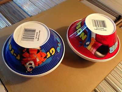 Kellogg's Cereal Complete Bowl Set Of 4 Tony The Tiger In Store Exclusive 2017