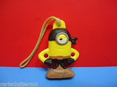 Despicable Me Mini Minion General Mills Cereal Premium Toy Pirate One Eye Black