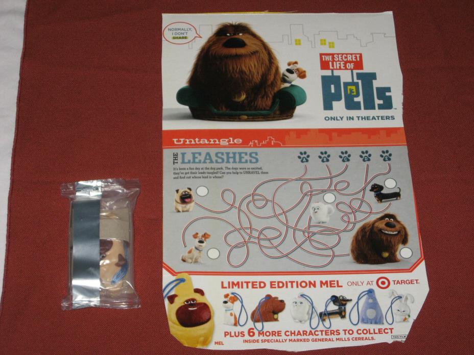 THE SECRET LIFE OF PETS MEL CHEERIOS TARGET LIMITED EDITION NEW