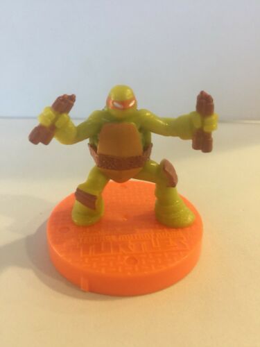 McDonalds 2015 Teenage Mutant Ninja Turtles Michelangelo Spinning Toy #3