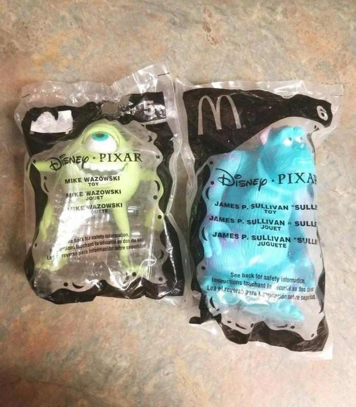 McDonald's Disney Pixar Mike Sulley Monster's Inc.  New NIP Happy Meal Toys