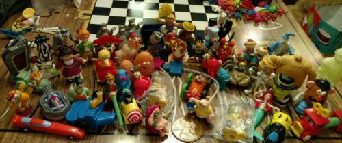 McDonalds Bk Wendys happy meal toys vintage mixed lot of 50 80's & 90's Lot # 4