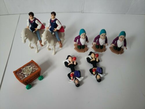 McDonald's SNOW WHITE and the 7 Dwarfs Happy Meal Toy PRINCE with HORSE lot