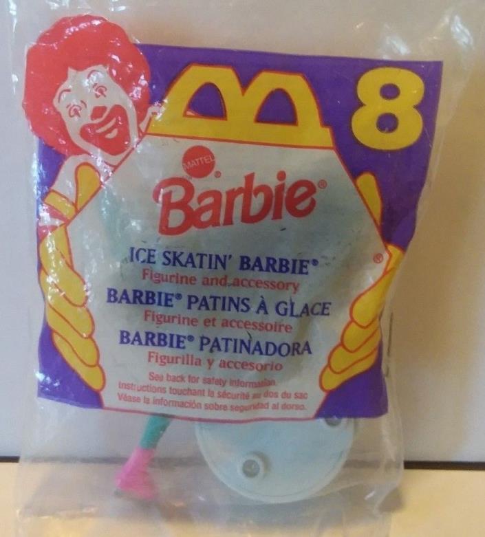 Barbie McDonald's Happy Meal Toy #8 Ice Skatin' Barbie (1994) NIP