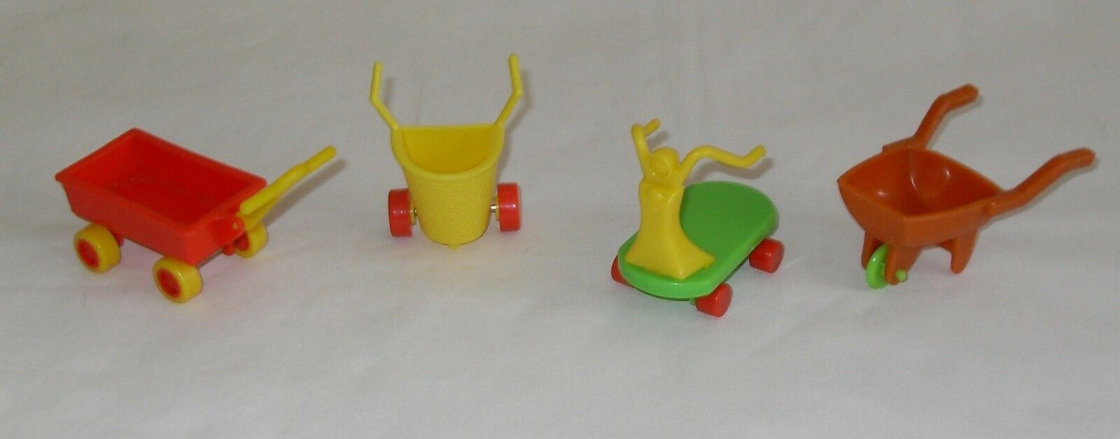 McDonald's Berenstain Bears Wheelbarrow Wagon Scooter Yellow Cart 1980's