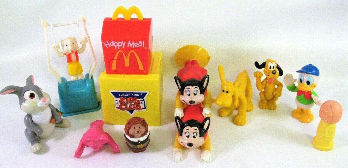 Toy Lot 12 Disney Burger King Mc Donalds Viacom Value Meal