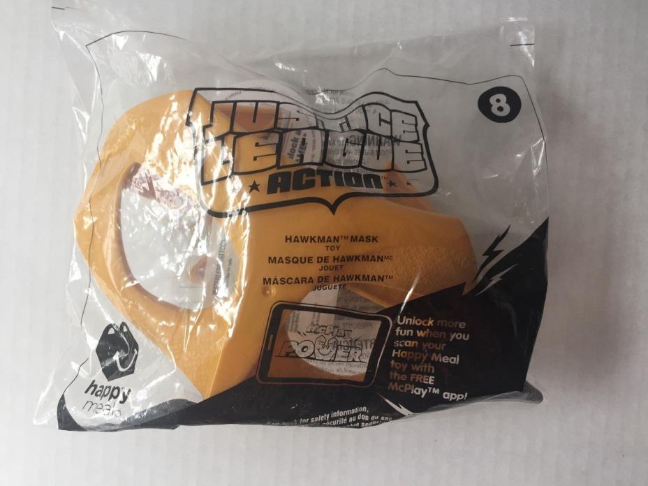 Justice League HAWKMAN MASK McDonald's Happy Meal Toy #8