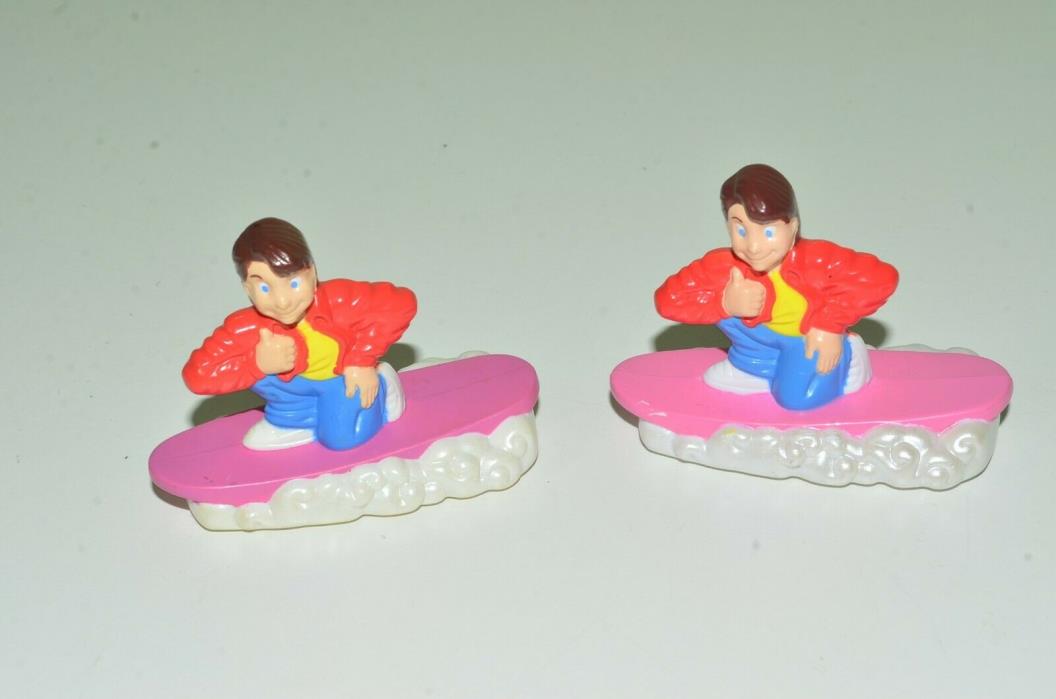 Lot of 2 Marty McFly Hoverboard Back to the Future Happy Meal Toys