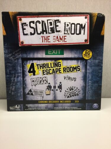 Spin Master - Escape Room the Game  New  4 Thrilling Escape Rooms