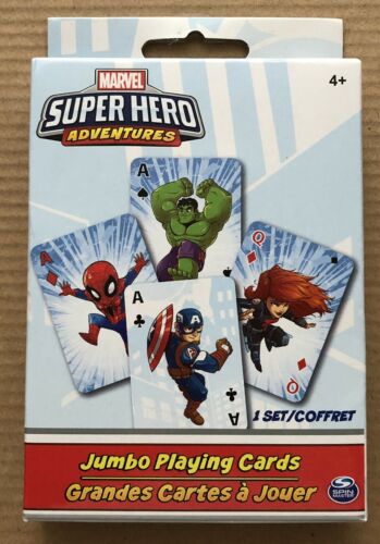Marvel Super Hero Adventures JUMBO PLAYING CARDS 1 Set