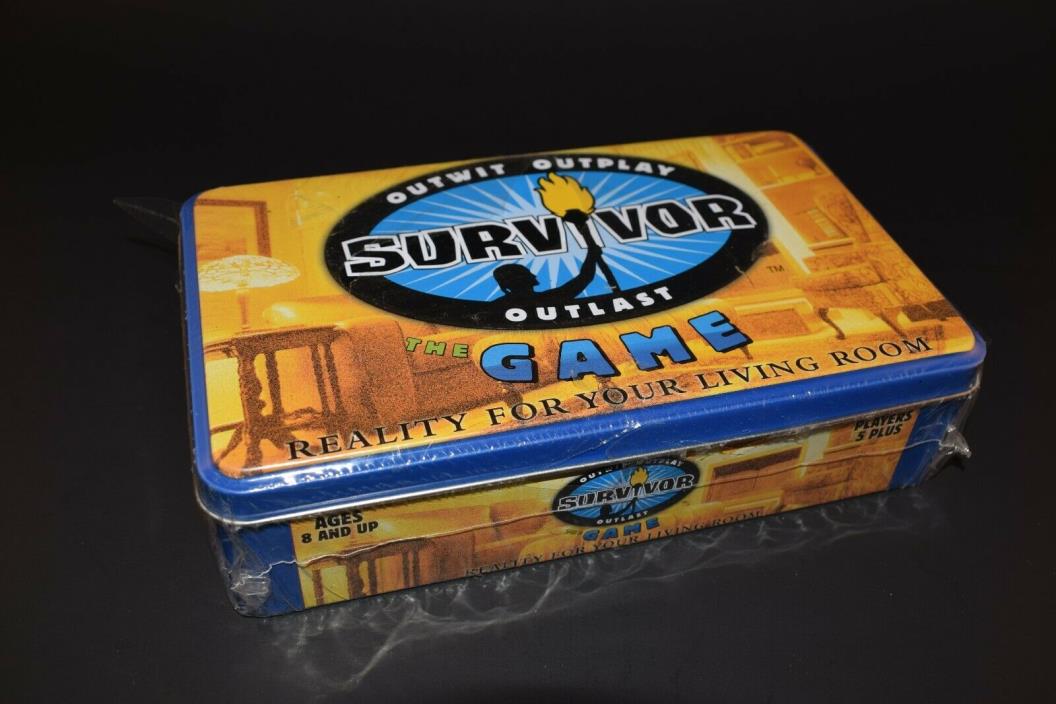 Survivor the Party Game NEW Collectible Tin & Instructions VTG 2005 CBS TV Show
