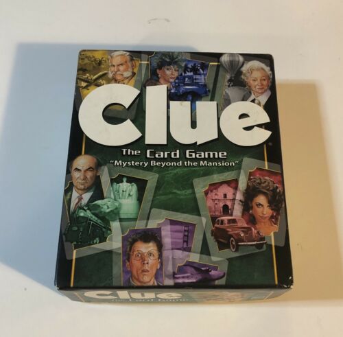 CLUE The Card Game, Mystery Beyond the Mansion Winning Moves Games Hasbro FUN