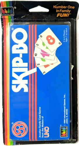 1986 Vintage SKIP-BO Family Card Game by the Makers of Uno USA