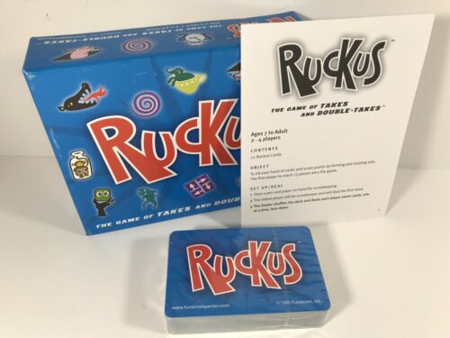 Ruckus Card Game of Takes & Double Takes NEW SEALED