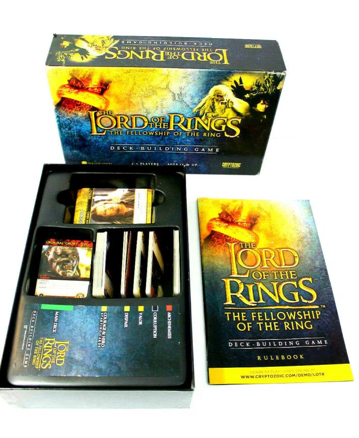 Lord Of The Rings Fellowship Of The Ring Deck Building Card Game 2012 Complete