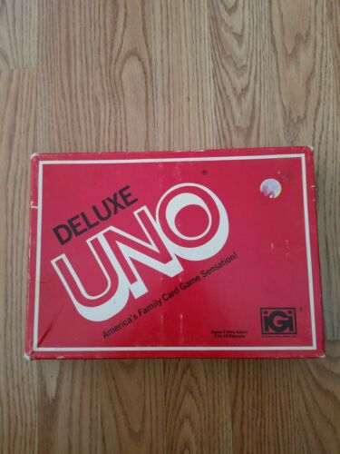1978 Deluxe Uno Card Game Complete International Games