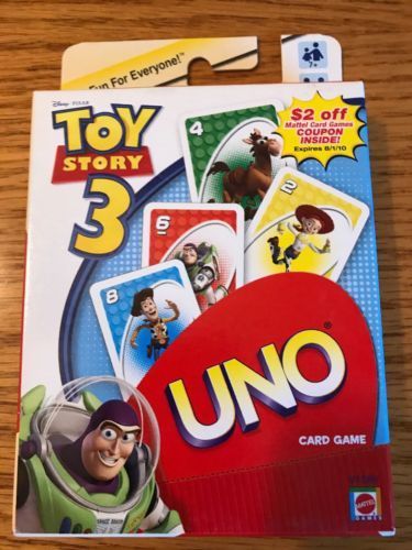 Disney Toy Story  3 UNO Card Game NIP