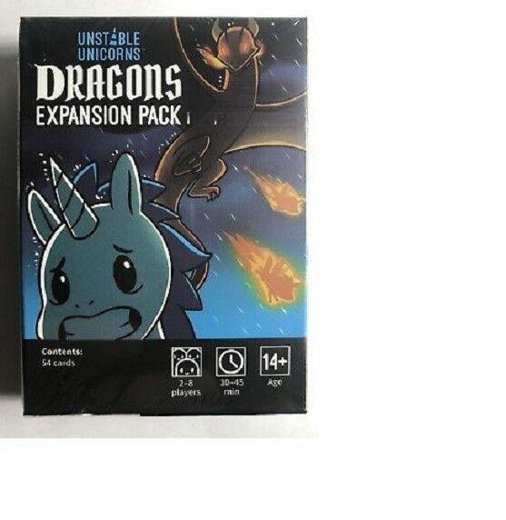 Unstable Unicorns Dragons Expansion Pack Brand New Sealed Free Shipping!