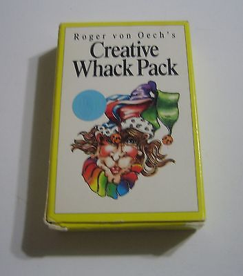 CREATIVE WHACK PACK 1989 Roger Von Oech Creativity Stimulator Game Cards BOXED