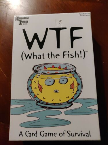 WTF What the  Fish Card Game of Survival, used