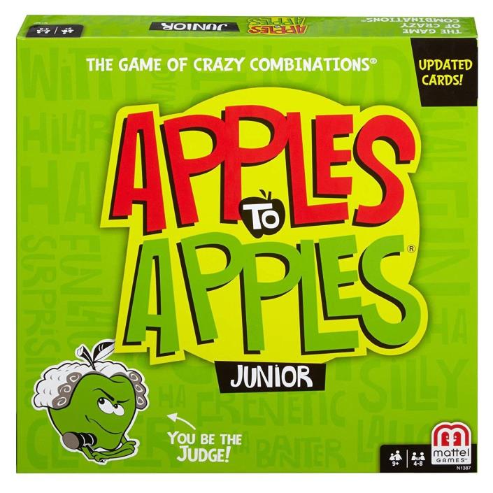 Apples To Apples Junior 576 Card Game Comparison Word Play Toy Party Fun Kid New