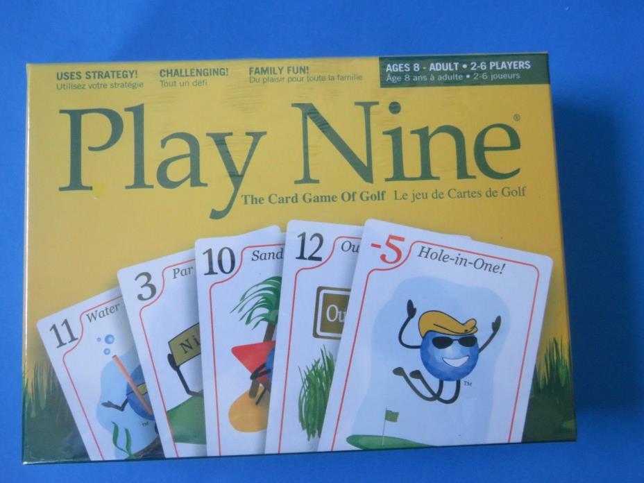 “Play Nine” Card Game of Golf; NIB