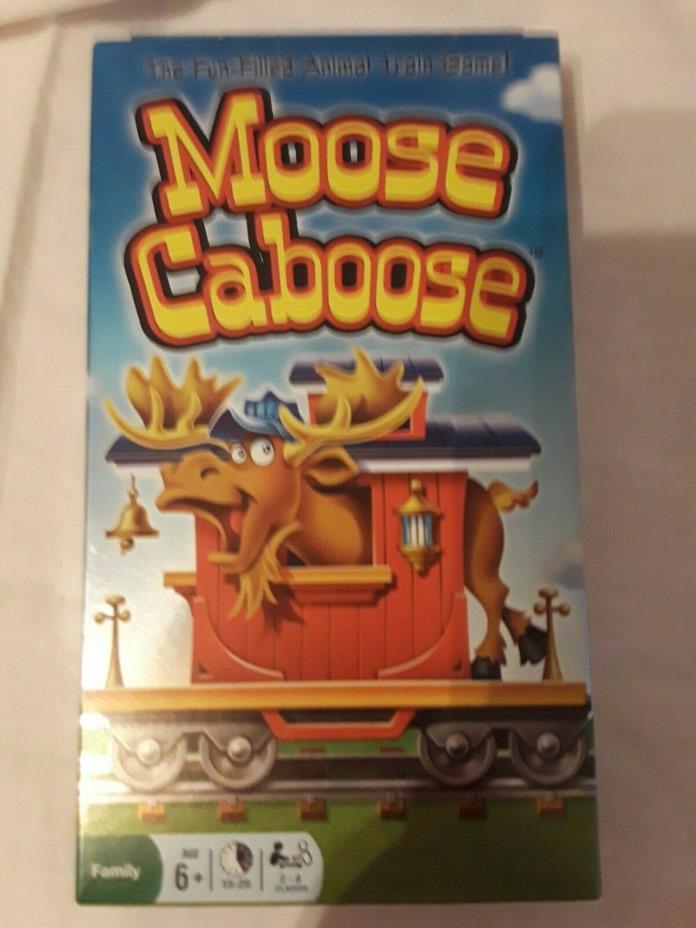 Moose Caboose The Fun Filled Animal Train Game New, Unopened