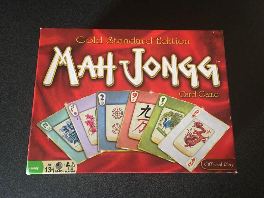 Mah Jongg Mahjongg Gold Standard Edition Card Game