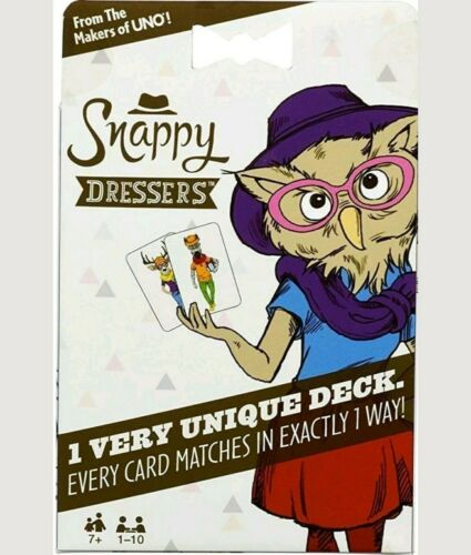 Snappy DRESSERS Card Game from Mattel Games, the Makers of UNO Complete!!!