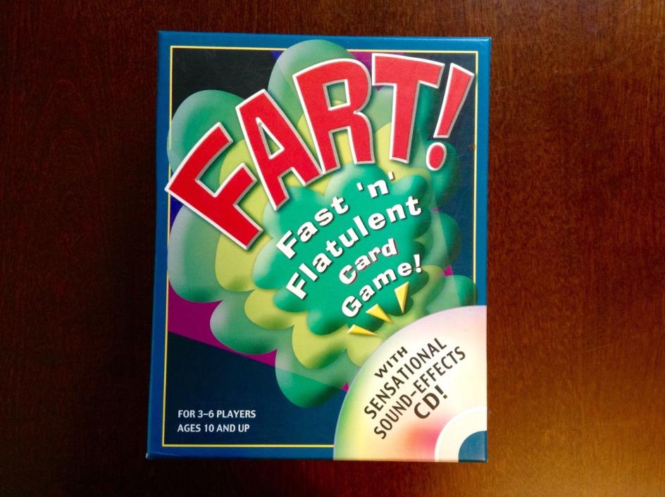 Fart !   Audio CD Card Game  Flatulent Card Game  2009  Outset Media