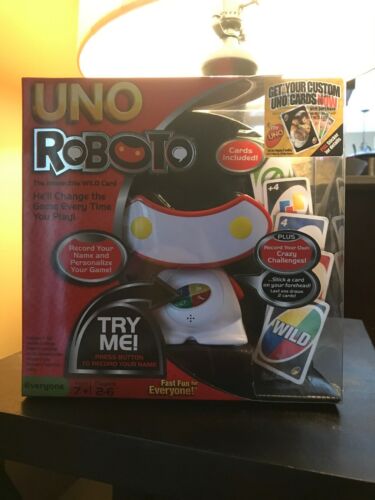 Uno Roboto Interactive Talking Card Game 40th Anniversary New Factory Sealed