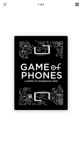 Game Of Phones a Battle Of Smart Phone Skills - Unique Smart Phone Card Game NEW