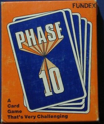 Fundex Phase 10 Card Game - 1986 Vintage
