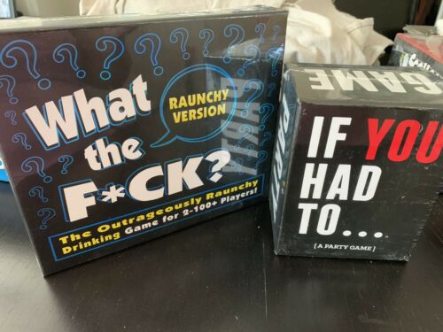 If You Had To… Fun Adult Party Games What The F*ck Raunchy Drinking Versions New