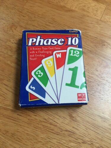 Vintage Very Gently Used 1985 Phase 10 Game- Complete