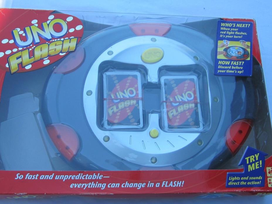 UNO Flash Electronic Card Game Mattel 2007