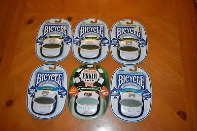 6 NEW LOT OF BICYCLE PLAYING CARDS ELECTRONIC GAMES: BLACKJACK, POKER & SLOTS