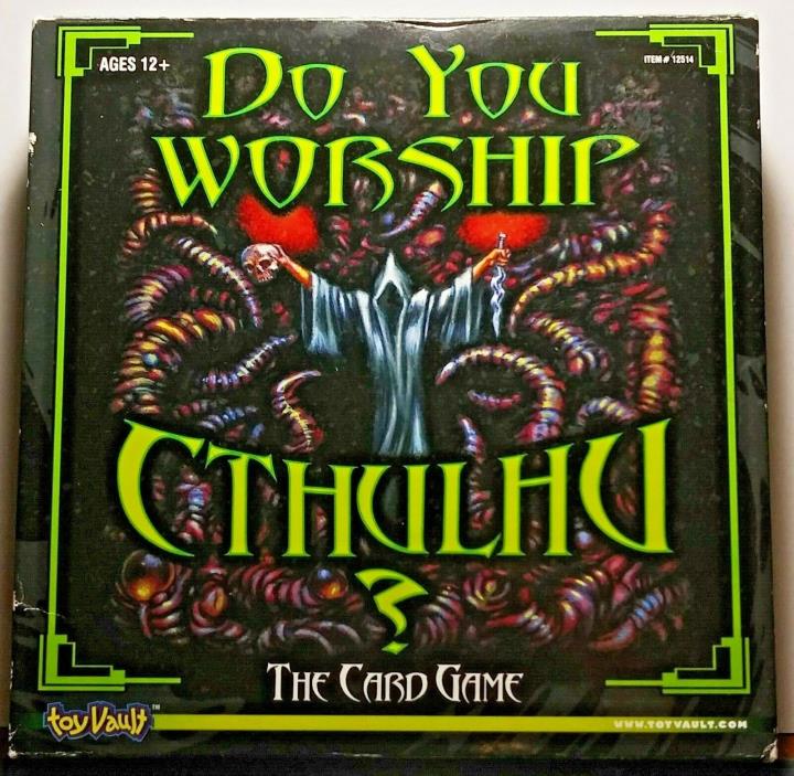 Do You Worship Cthulhu? Card Game by Toy Vault Inc (2006) - Complete Very Good