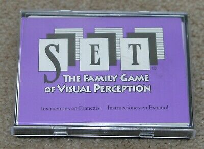 Set: The Family Game of Visual Perception by SET Enterprises - card puzzle game