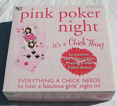 Pink Poker Night Game 