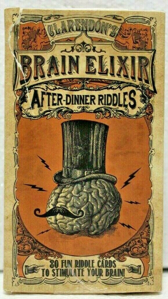 Clarendon's Brain Elixir After Dinner Riddles (30 Cards)