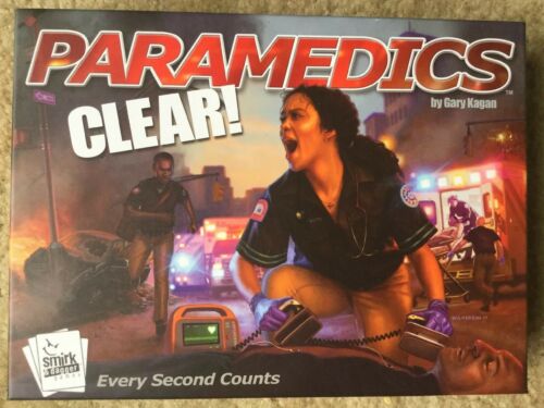 Smirk & Dagger Games: Paramedics Clear! Board Game Very Gently Used