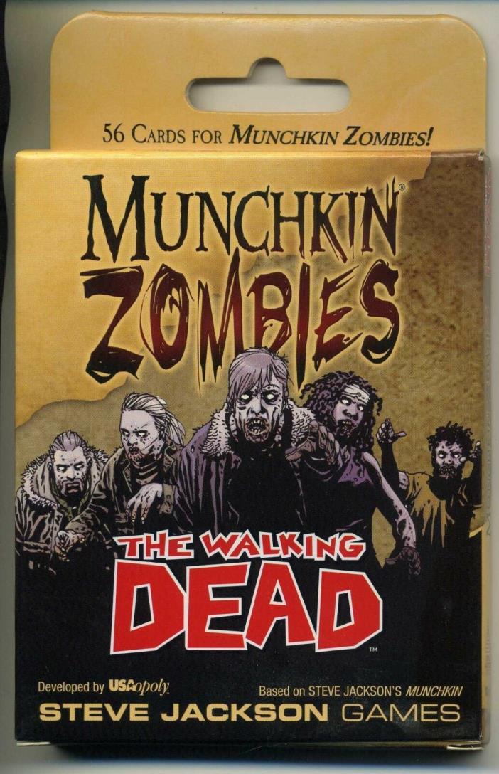 Steve Jackson Games, Munchkin Zombies, The Walking Dead Expansion BRAND NEW