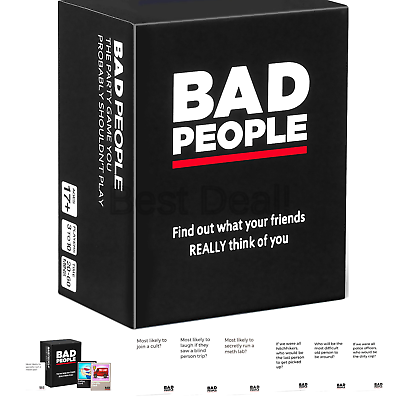 BAD PEOPLE - The Adult Party Game You Probably Shouldn't Play