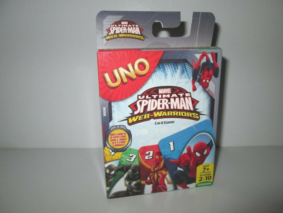 UNO MARVEL ULTIMATE SPIDER-MAN WEB WARRIORS CARD GAME