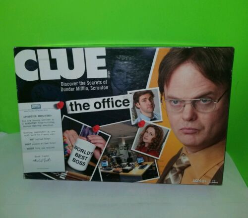 Clue The Office Edition Board Game NBC 2009 Hasbro 100% Complete Michael Scott