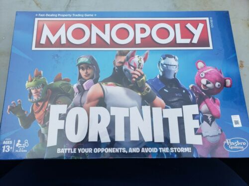 Fortnite Monopoly Board Game Limited Edition Most Wanted NEW FREE SHIP